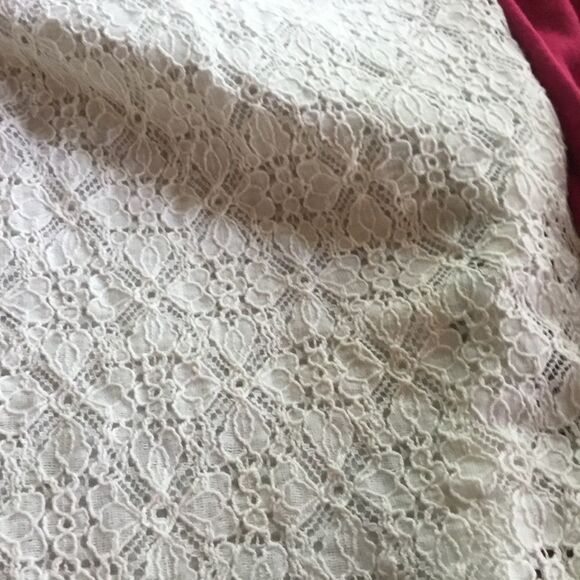 Aeropostale Brand Women’s Long Sleeve Shirt Size Medium in Pink & White - Picture 5 of 9